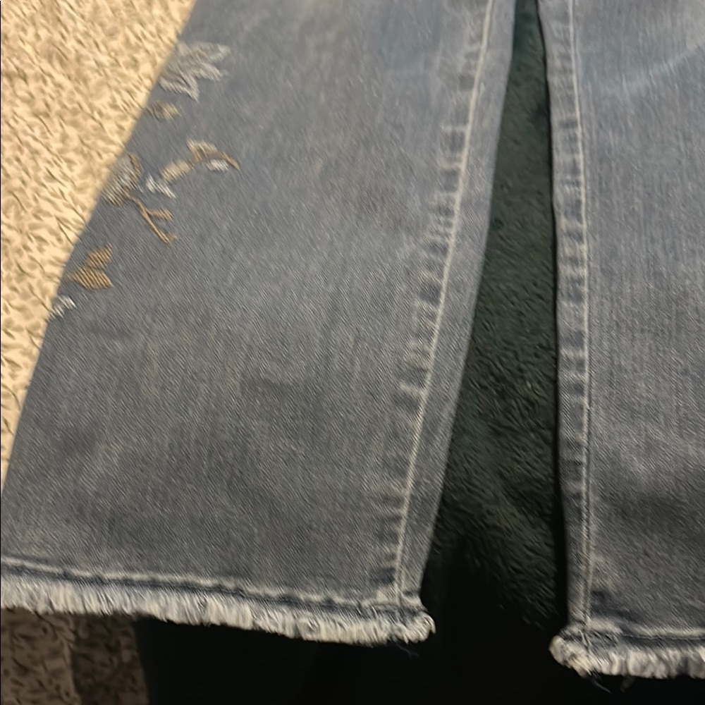 Democracy Women's High Rise Blue Jeans - Picture 4 of 6